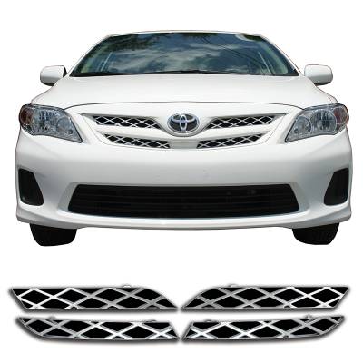 CCI - Chrome Grille Overlay 11-13 Toyota Corolla