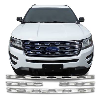 2016-2017 FORD ESCAPE CHROME GRILLE OVERLAY COVER GI139