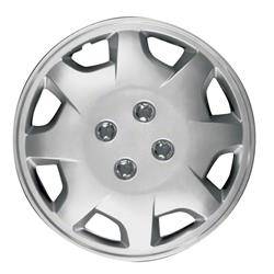 UNIVERSAL SILVER 13" HUBCAP WHEEL COVERS IWC12413S SET OF FOUR BRAND NEW