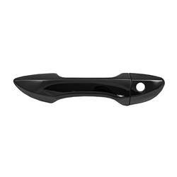 2014-2019 TOYOTA COROLLA GLOSS BLACK DOOR HANDLE COVERS CCIDH68583BBK SET OF FOUR WITHOUT PUSHKEY *SEDAN ONLY*