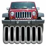 Grille Overlays - Jeep - Wrangler