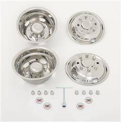 Ford - F550 - CCI - 2005-2016 Ford Superduty F450 19.5" Stainless Steel Wheel Simulator Set 
